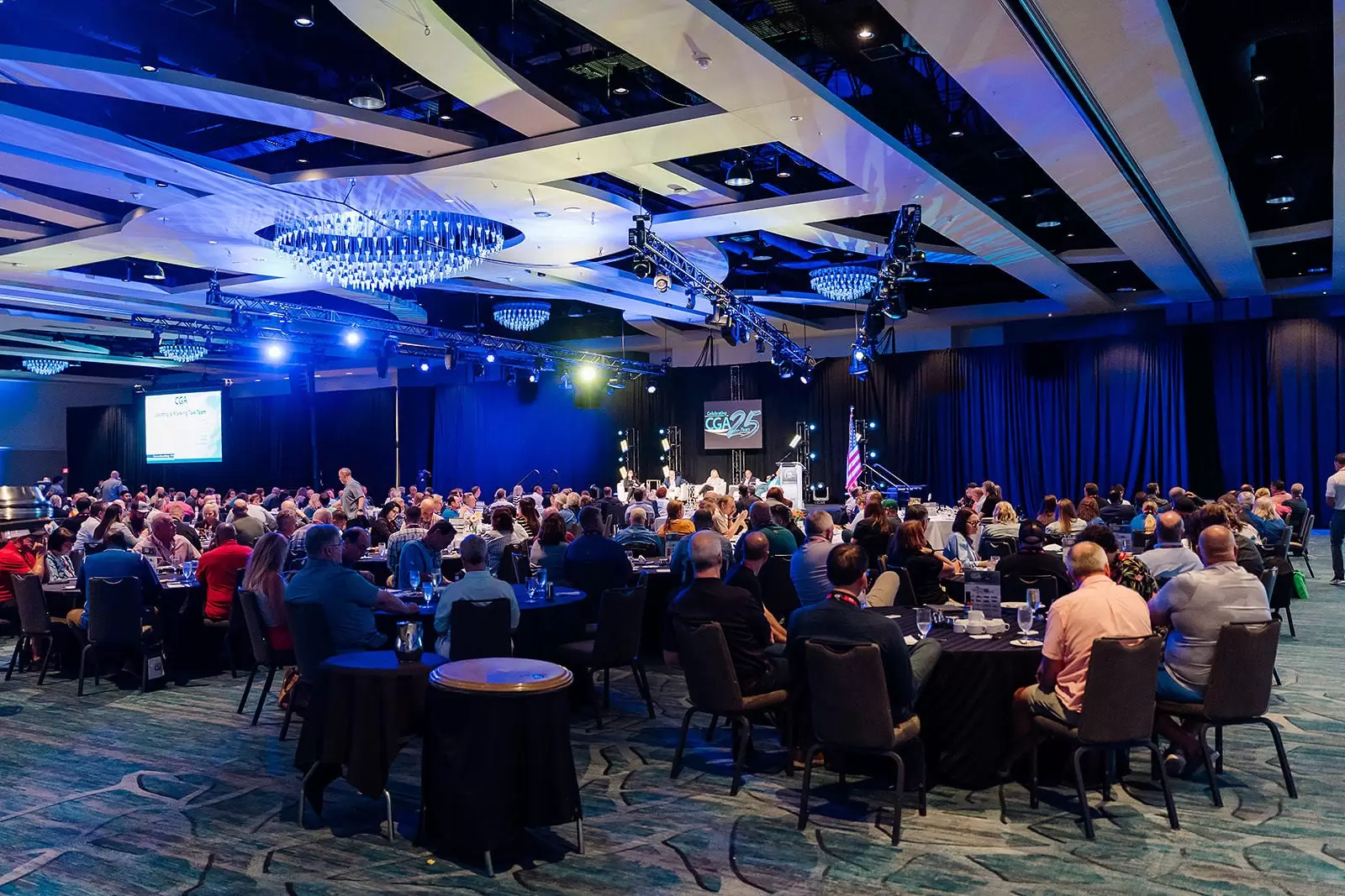 CGA Conference Attendees in a keynote session